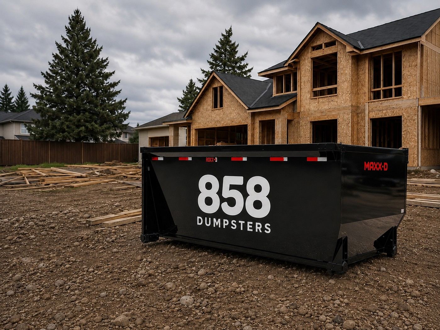 858 Dumpsters 20 yard roll-off dumpster