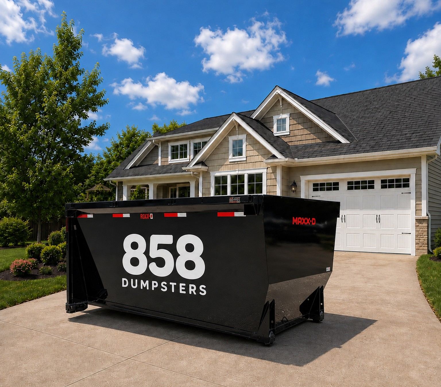 858 Dumpsters 14 yard roll-off dumpster